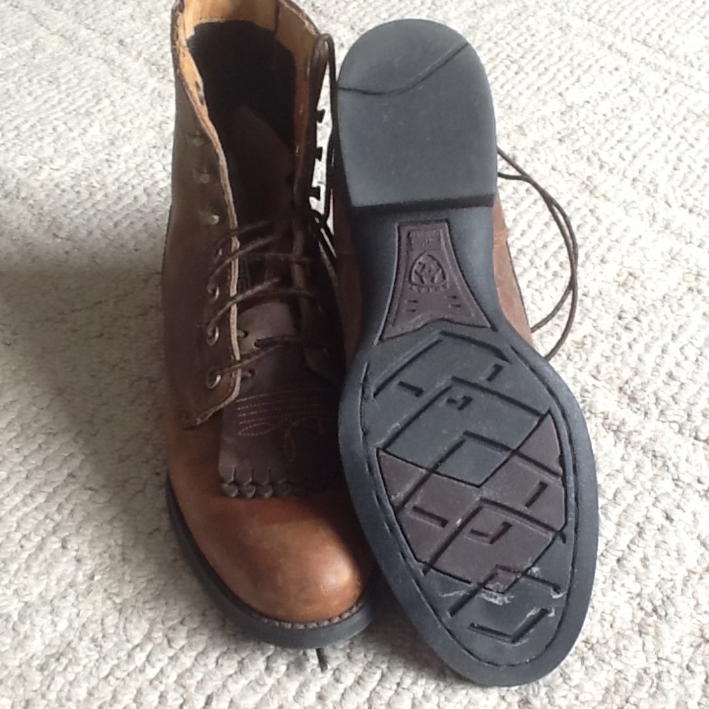 Brown Leather Women's Boots - Picture 3 of 3